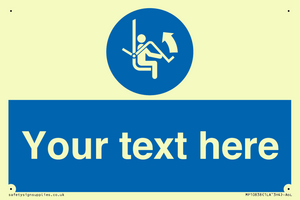 Custom Mandatory: Open safety bar of chairlift